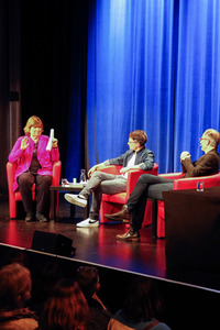 Maxim Leo und Jochen Gutsch auf der lit.Cologne 2023 in Köln