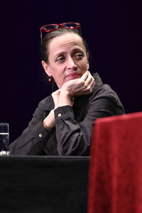 A.L. Kennedy und Anna Thalbach auf der lit.Cologne 2023 in Köln