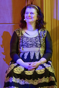 Claudia Ott auf der lit.Cologne 2023 in Köln
