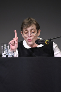 Katharina Thalbach auf der lit.Cologne 2023 in Köln