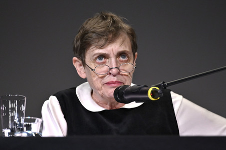Katharina Thalbach auf der lit.Cologne 2023 in Köln