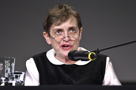 Katharina Thalbach auf der lit.Cologne 2023 in Köln