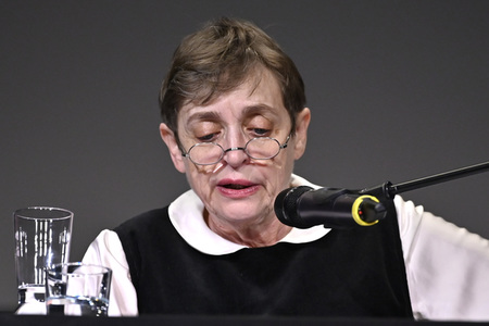 Katharina Thalbach auf der lit.Cologne 2023 in Köln