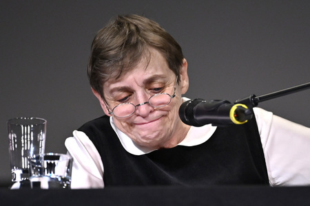 Katharina Thalbach auf der lit.Cologne 2023 in Köln