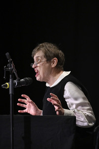 Katharina Thalbach auf der lit.Cologne 2023 in Köln