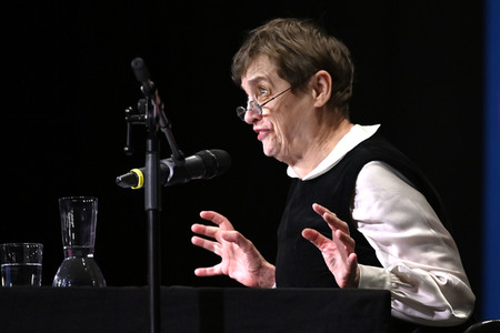 Katharina Thalbach auf der lit.Cologne 2023 in Köln