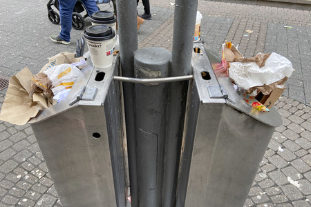Streik der Abfallwirtschaftsbetriebe in Köln