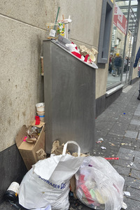 Streik der Abfallwirtschaftsbetriebe in Köln
