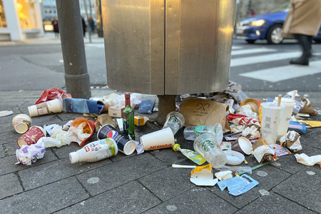 Streik der Abfallwirtschaftsbetriebe in Köln