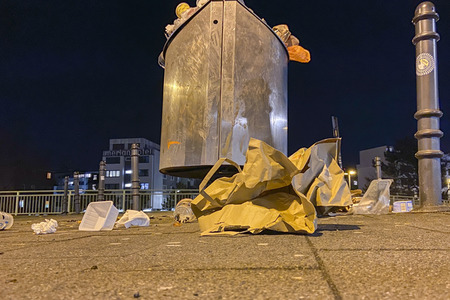 Streik der Abfallwirtschaftsbetriebe in Köln