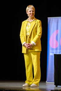 Cordula Stratmann und Bjarne Mädel auf der lit.Cologne 2023 in Köln