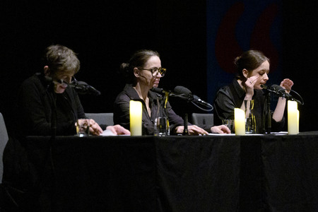 Katharina, Anna und Nellie Thalbach auf der lit.Cologne 2023 in Köln