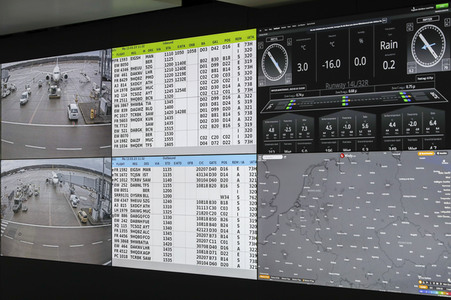 Präsentationstermin zum Airport Operations Control Center am Flughafen Köln/Bonn