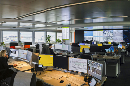 Präsentationstermin zum Airport Operations Control Center am Flughafen Köln/Bonn