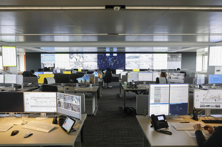 Präsentationstermin zum Airport Operations Control Center am Flughafen Köln/Bonn