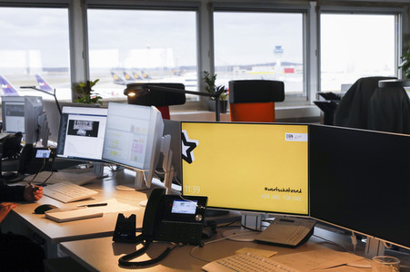 Präsentationstermin zum Airport Operations Control Center am Flughafen Köln/Bonn