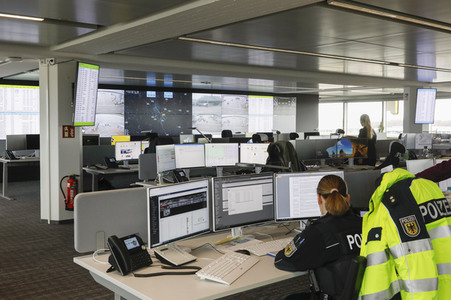 Präsentationstermin zum Airport Operations Control Center am Flughafen Köln/Bonn