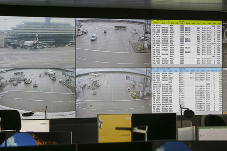 Präsentationstermin zum Airport Operations Control Center am Flughafen Köln/Bonn