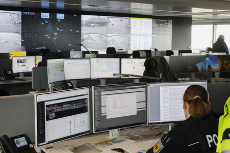 Präsentationstermin zum Airport Operations Control Center am Flughafen Köln/Bonn
