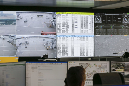 Präsentationstermin zum Airport Operations Control Center am Flughafen Köln/Bonn