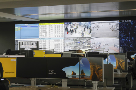 Präsentationstermin zum Airport Operations Control Center am Flughafen Köln/Bonn
