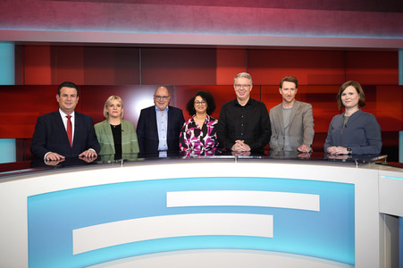 Talkshow 'hart aber fair' in Berlin