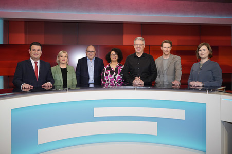 Talkshow 'hart aber fair' in Berlin
