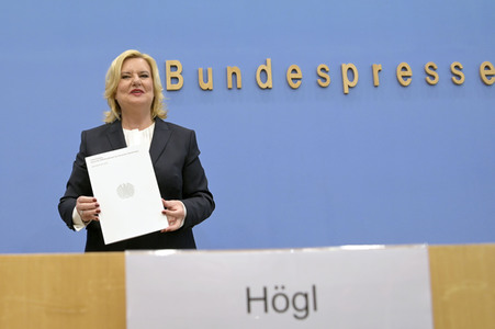Bundespressekonferenz Vorstellung des Jahresberichtes 2022 in Berlin