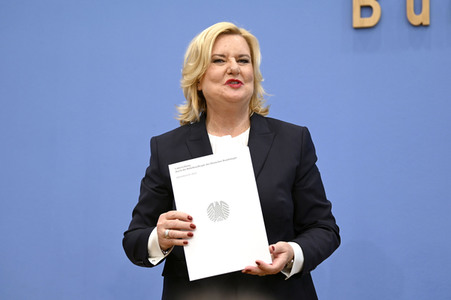 Bundespressekonferenz Vorstellung des Jahresberichtes 2022 in Berlin