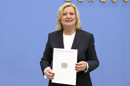 Bundespressekonferenz Vorstellung des Jahresberichtes 2022 in Berlin