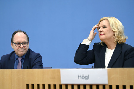 Bundespressekonferenz Vorstellung des Jahresberichtes 2022 in Berlin