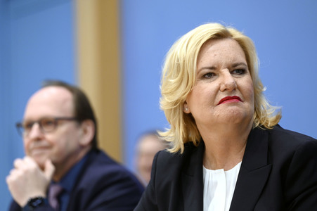 Bundespressekonferenz Vorstellung des Jahresberichtes 2022 in Berlin