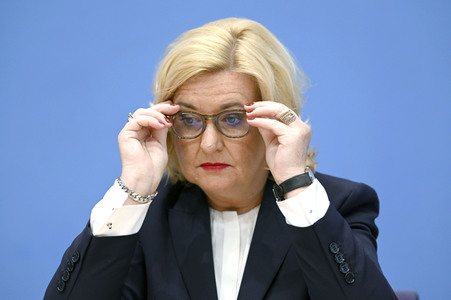 Bundespressekonferenz Vorstellung des Jahresberichtes 2022 in Berlin