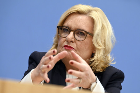 Bundespressekonferenz Vorstellung des Jahresberichtes 2022 in Berlin