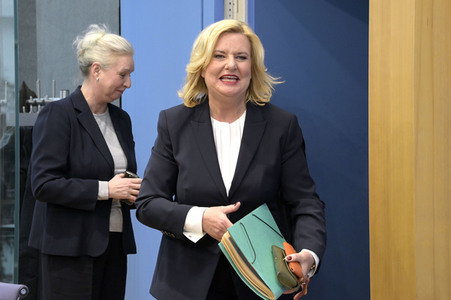 Bundespressekonferenz Vorstellung des Jahresberichtes 2022 in Berlin