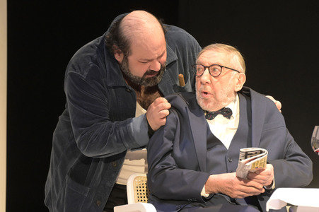 Theaterprobe 'Biedermann und die Brandstifter' in Berlin