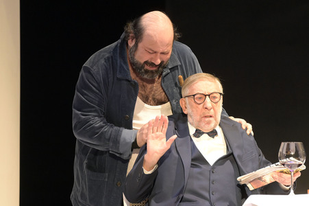 Theaterprobe 'Biedermann und die Brandstifter' in Berlin
