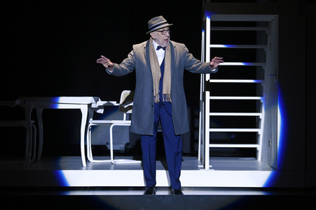 Theaterprobe 'Biedermann und die Brandstifter' in Berlin