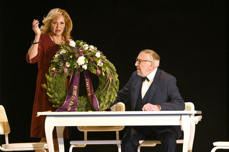 Theaterprobe 'Biedermann und die Brandstifter' in Berlin