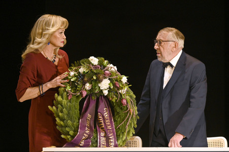 Theaterprobe 'Biedermann und die Brandstifter' in Berlin