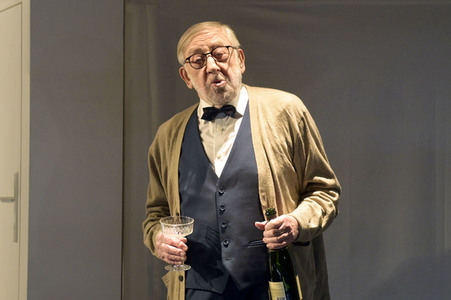 Theaterprobe 'Biedermann und die Brandstifter' in Berlin