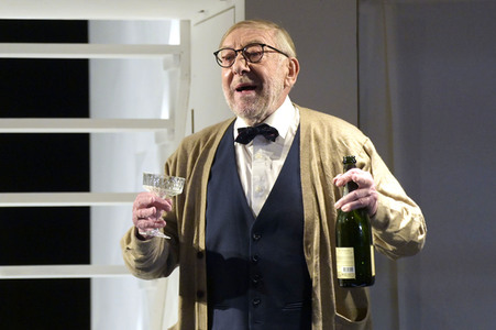 Theaterprobe 'Biedermann und die Brandstifter' in Berlin