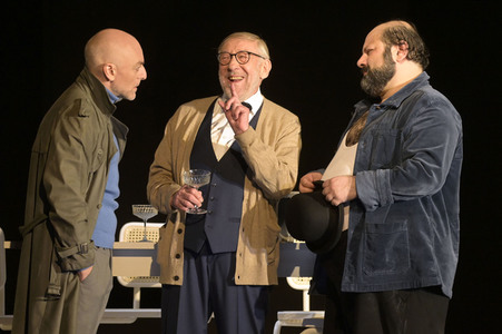 Theaterprobe 'Biedermann und die Brandstifter' in Berlin