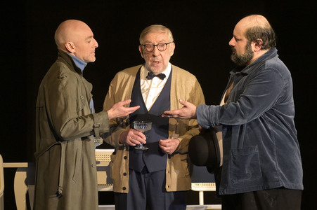 Theaterprobe 'Biedermann und die Brandstifter' in Berlin