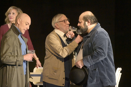 Theaterprobe 'Biedermann und die Brandstifter' in Berlin