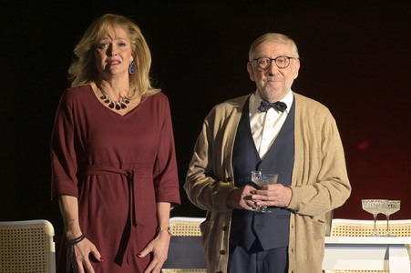 Theaterprobe 'Biedermann und die Brandstifter' in Berlin