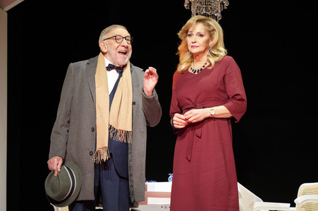 Theaterprobe 'Biedermann und die Brandstifter' in Berlin