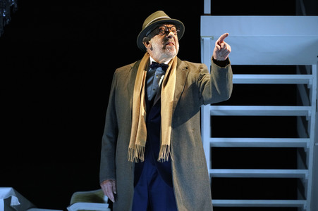 Theaterprobe 'Biedermann und die Brandstifter' in Berlin