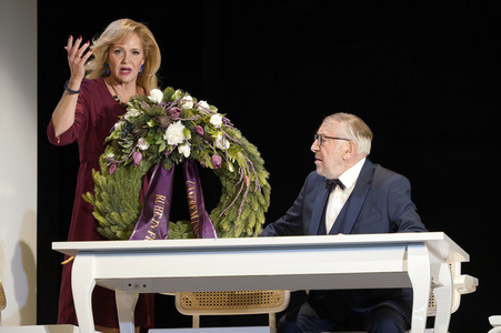 Theaterprobe 'Biedermann und die Brandstifter' in Berlin