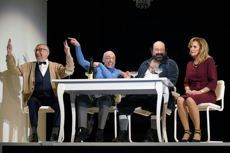 Theaterprobe 'Biedermann und die Brandstifter' in Berlin